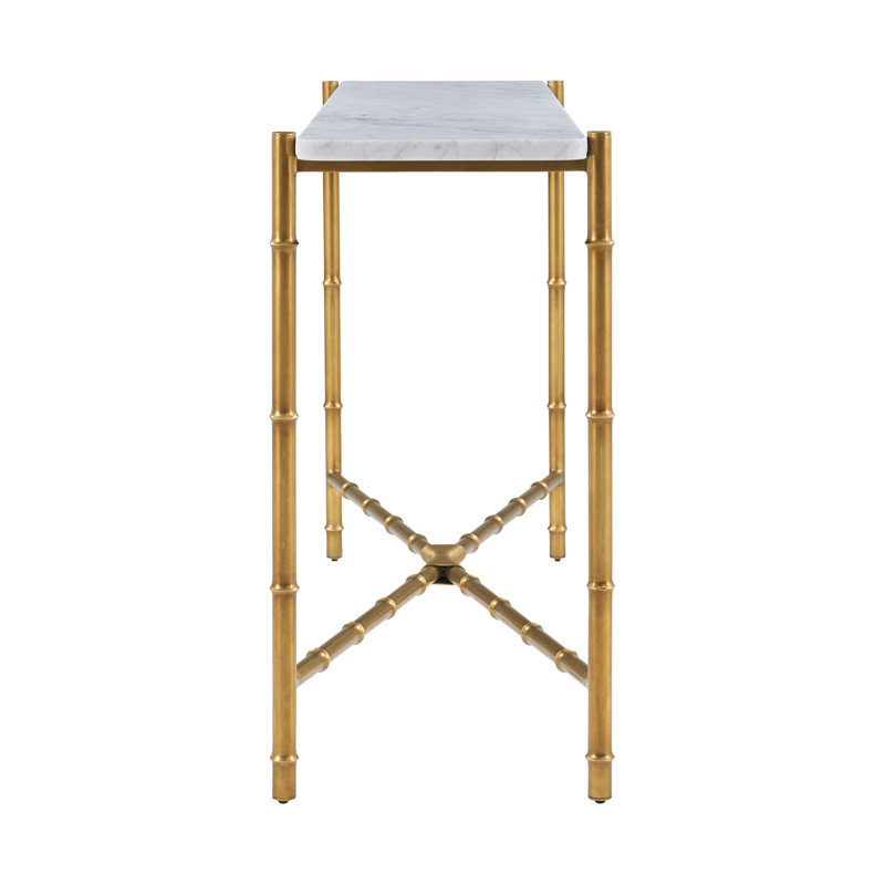 Kesden 60'' W Marble Console Table