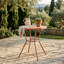 3-Piece Bistro Garden Set with Round Metal Table & Armchairs-1513761160