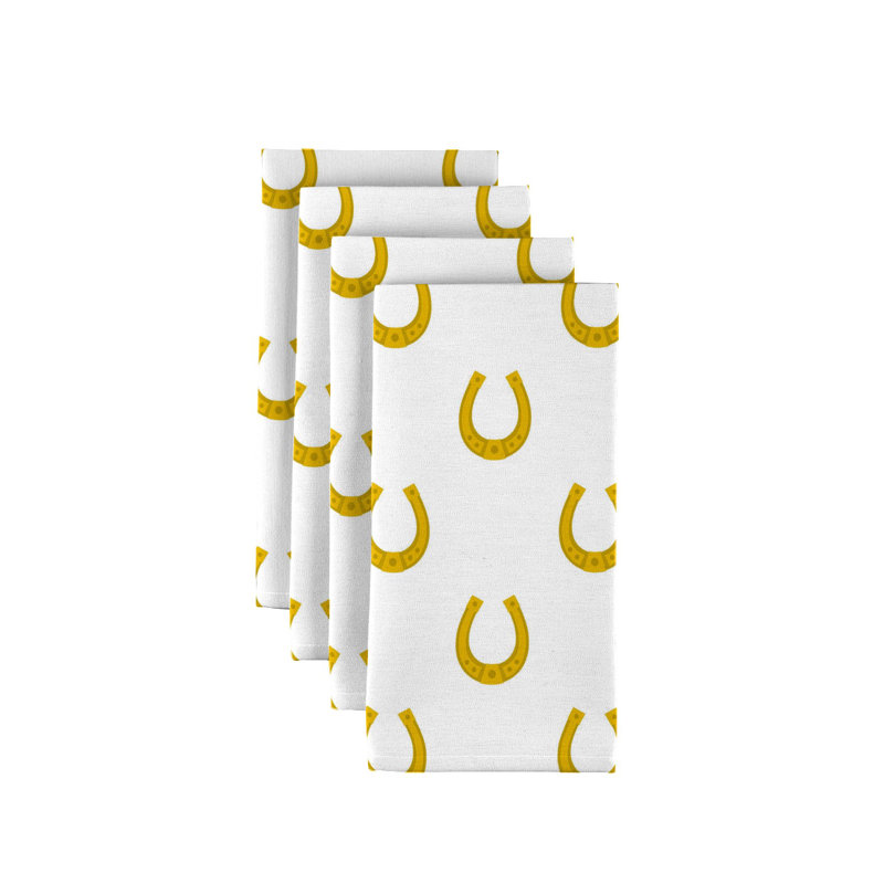 Polyester Abstract Square Napkin