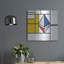 «Mondrian 3937 Ethereum Crypto Art» par Luxe Metal Portfolio-101656685