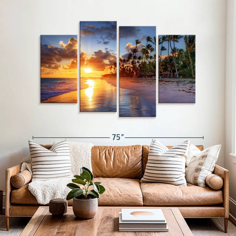 Gillard Sunrise Seascape, H 42 po x l 68 po