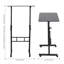 Adjustable Metal Base Computer Desk-477875327