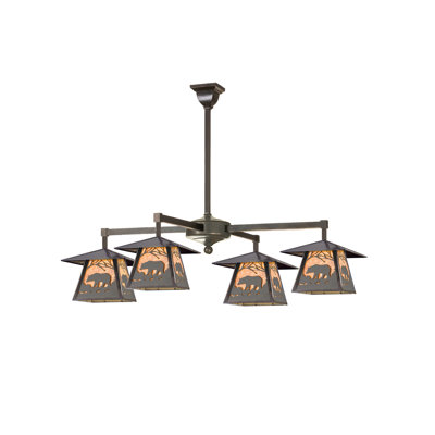 Rustic Lodge 4 - Light Chandelier