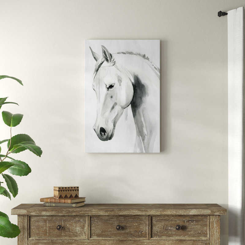 'Horse Whisper I' by Grace Popp - Painting Print, 91cm H x 61cm W, Wrapped Canvas
