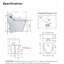 Toilette allongée monobloc Yingze