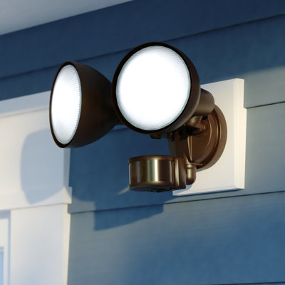 Projecteur de sécurité d'extérieur 150 watts Dusk to Dawn avec capteur de mouvement (paquet de 1)