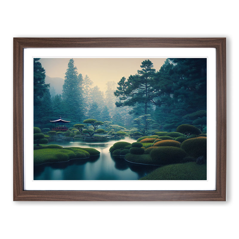 Glowing Forest - Single Picture Frame Print