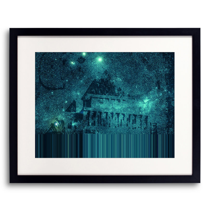 Building The Milky Way Framed Print, 24" H x 30" W