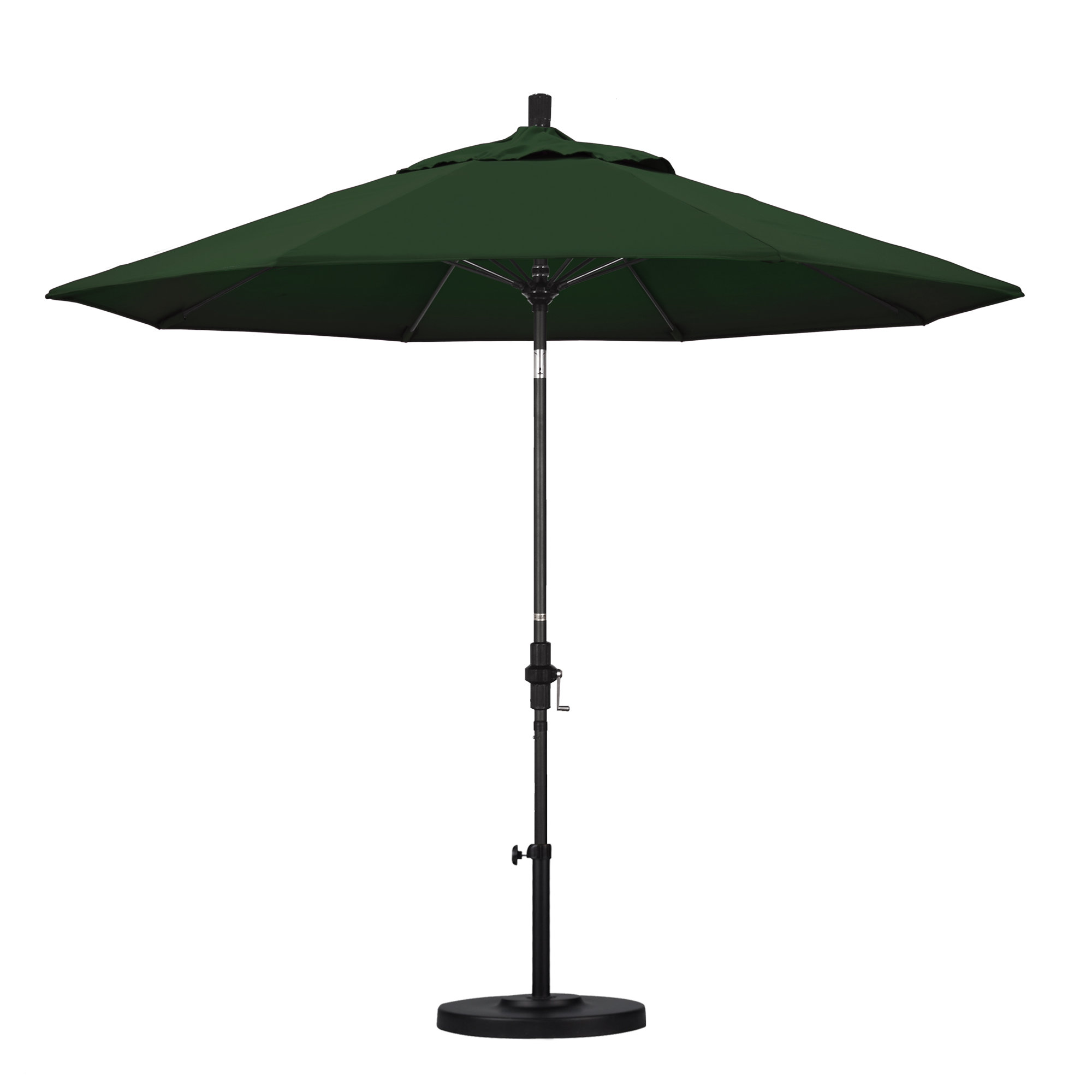 108'' Outdoor Umbrella, Pacifica Hunter Green Performance Canvas