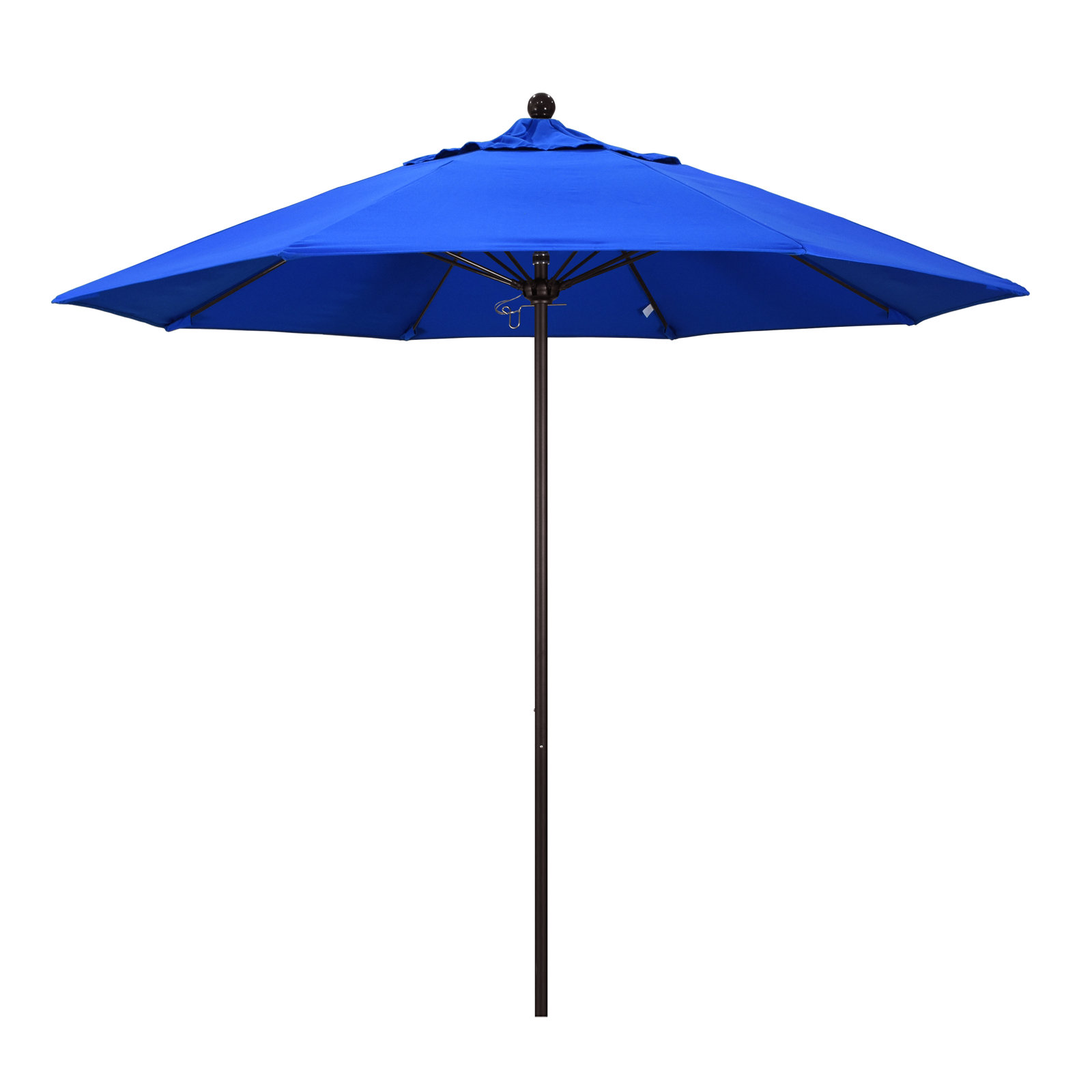 Hibo 7.5' Sunbrella® Umbrella, 108" W x 108" D, Bronze, Pacific Blue Sunbrella� 1A