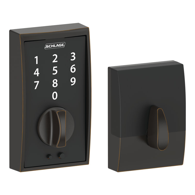 Schlage Touch Keyless Touchscreen Deadbolt with Century Trim