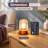 Compact glass construction makes this warm-glow night light travel-friendly; it runs cord-free on 2 AAA Batteries and uses a 6-Hour On / 18-Hour Off Timer for bedrooms, bathrooms, desks, bookshelves, and nightstands.