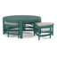 Raffles Rattan Cocktail Table with Benches-71441857-71441903