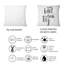 Work Hard Dream Big - Coussin décoratif à imprimé traditionnel-821304760