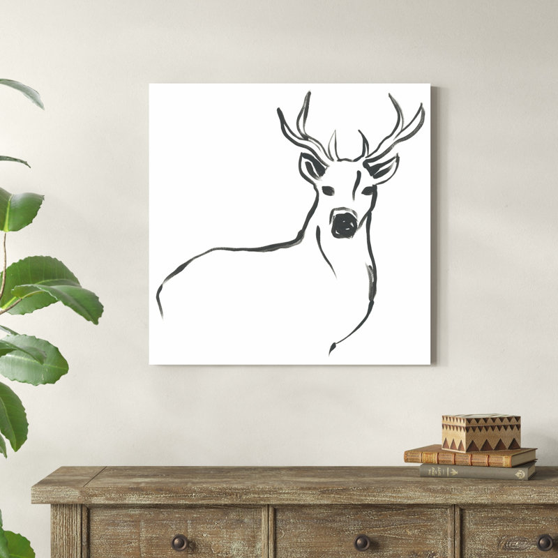 Minimal Deer II, H 30 po x l 30 po