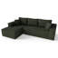 Canapé modulaire en velours côtelé 104 pièces 104 po avec méridienne en forme de L 104 po vert olive-952958992-952958999