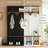 76.7"H Hall Tree with Open Storage-466968200
