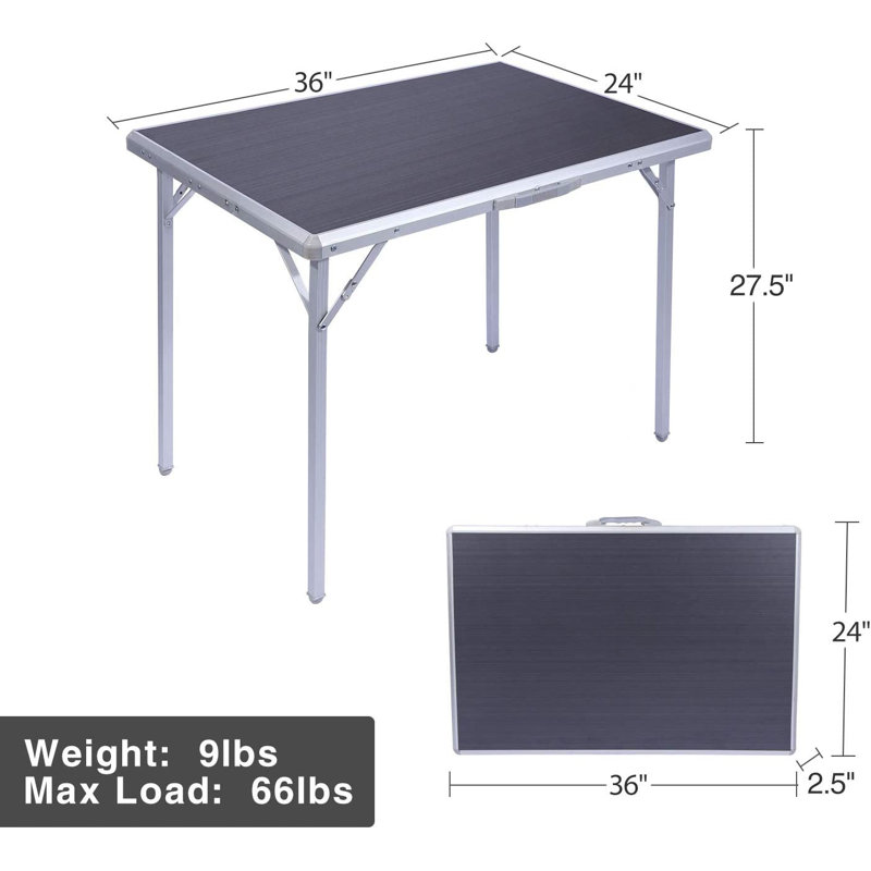 Table de camping pliable Barndolswick