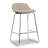 Vappu Upholstered Counter Stool with Metal Frame-1510983039