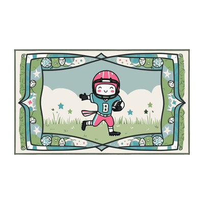 Tapis pour enfants East Urban Home Sports