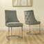 Ajan 55cm H Tufted Velvet Upholstered Upholstered Back Side Chair-2071701808-2071701818