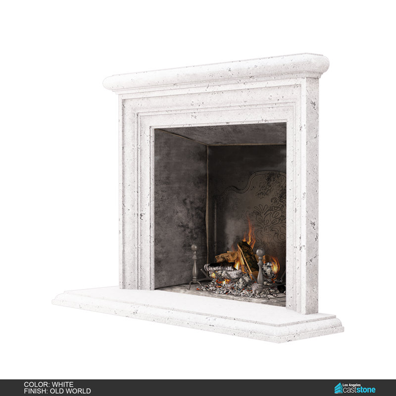 Sonoma Fireplace Surround, Old World White