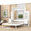 Lit escamotable polyvalent avec tablettes de rangement et tiroirs Sebatian-2011879778-2011879779