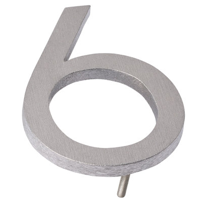 6'' H Metal House Number
