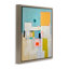 "Tropical Villa Abstraction", art mural encadré par Irena Orlov