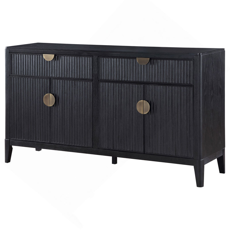 Black 2-drawer Sideboard