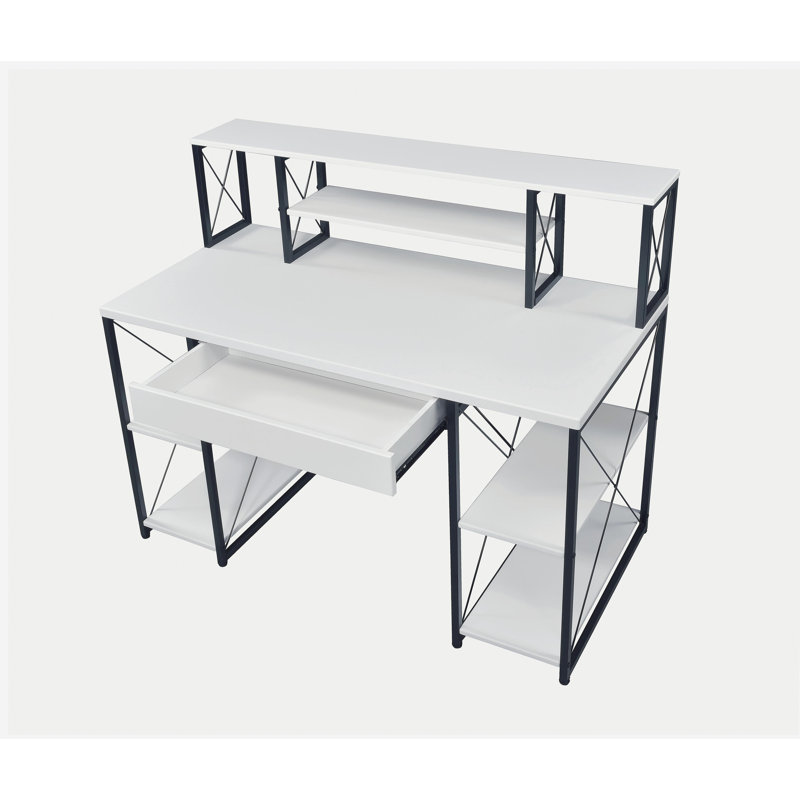 Bureau d'écriture Amiel, Blanc/Noir