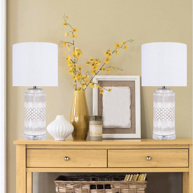 Brownett Table Lamp, Off White