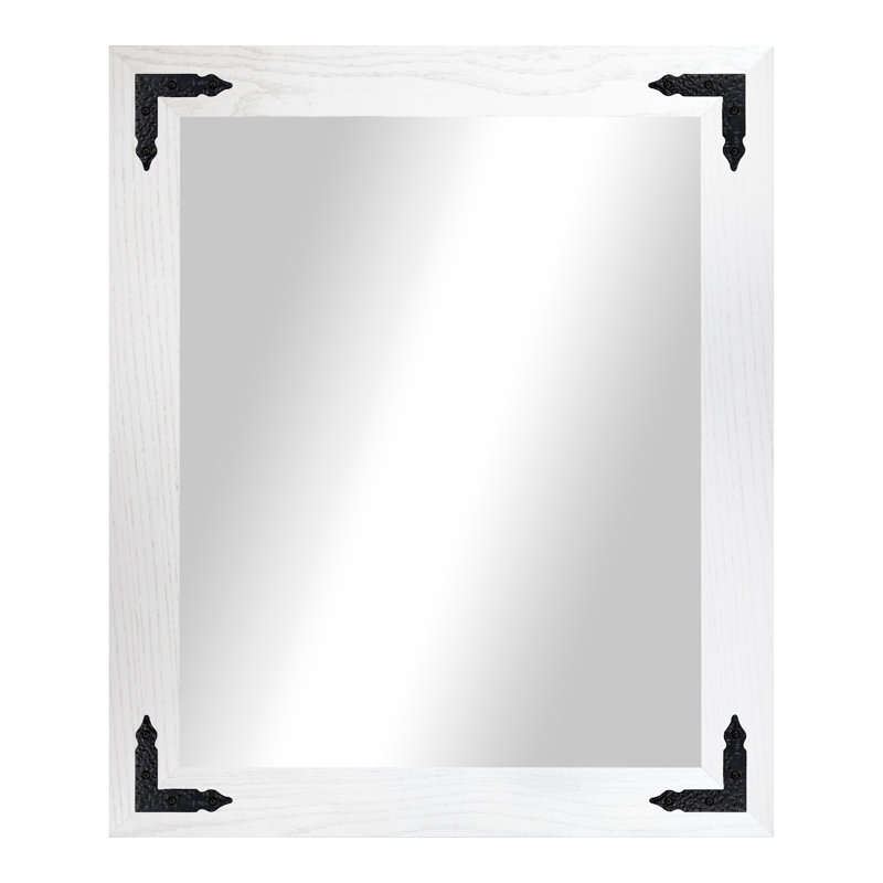 Miroir Gracie Oaks, Blanc, 28 po x 33 po