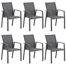 Stemple Aluminum Stacking Patio Dining Armchair, Fully Assembled