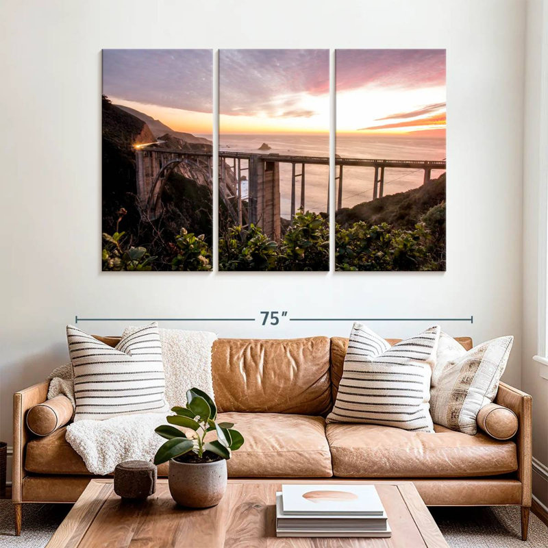 Lilie Big Sur's Bixby Bridge, H 42 po x l 65 po