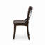 Ensemble de 2 chaises d'appoint en bois de noyer foncé Jessabelle