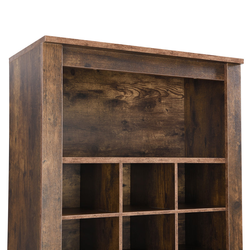 Armoire à chaussures rustique brun avec 30 pour la gestion de l'espace 30 A soignée
