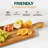 Anders Teak Wood Serving Tray with Handle