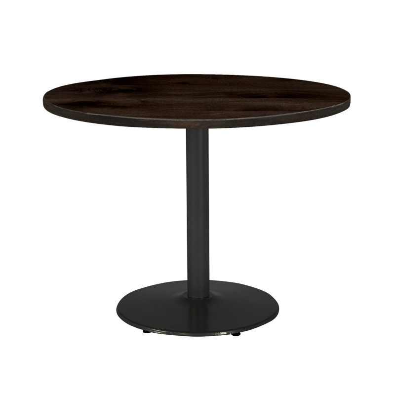 Table de salle à manger Urban Loft, H 29 po x L 36 po x l 36 po, Bois de grange, Noir