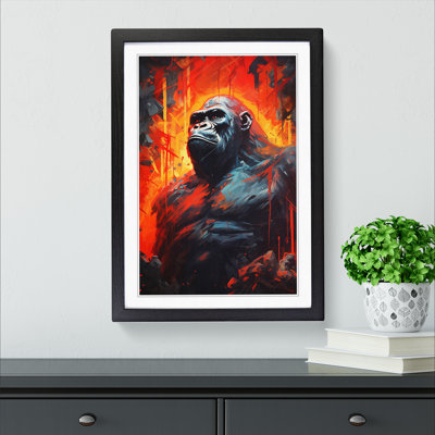 Gorilla Dadaism No.3 - Framed Print