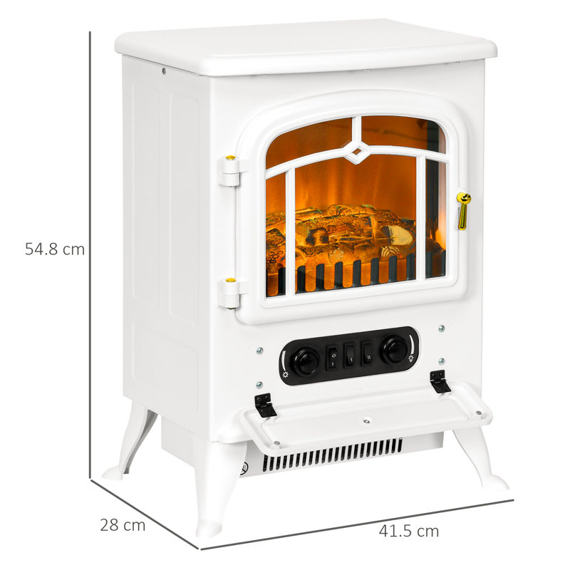 Combs Belfry Heating 41.5cm W Electric Stove, White