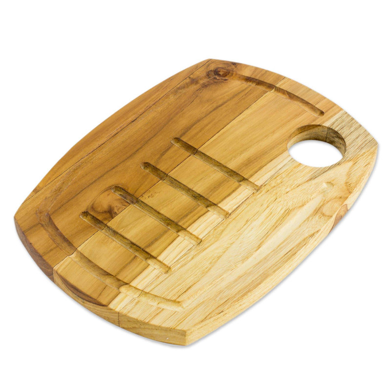 Planche à découper en bois de teck