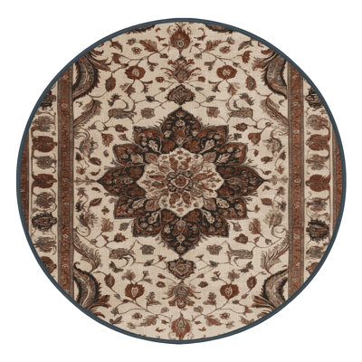Tapis brun lavable à la machine