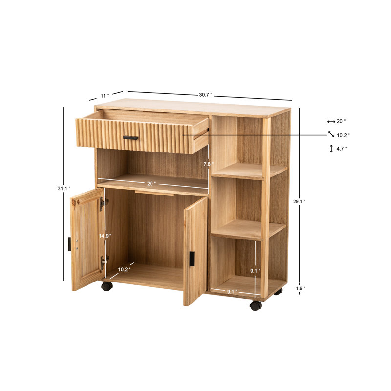 Marisha Utility Table - Wood