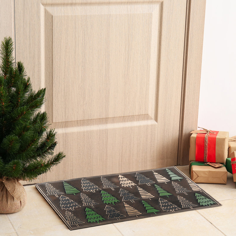 Tapis en caoutchouc (arbres de Noël)
