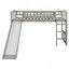 Lit mezzanine simple avec glissoire et échelle