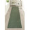 Solid Color Green with Slip Resistant Low Pile Rug