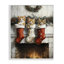 Chatons de Noël en bas, estampe numérique, conception par Arlington Prints