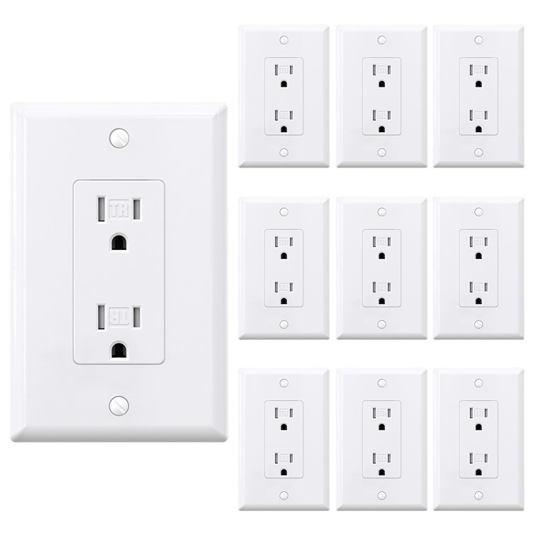 15 Tamper Resistant Duplex Outlet