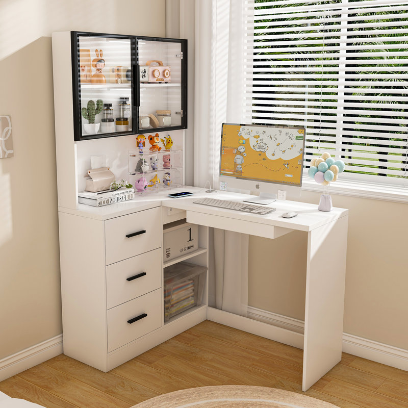 Bureau d'ordinateur avec lumières DEL intégrées